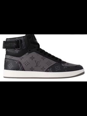 LOUIS VUITTON RIVOLI SNEAKER BOOT IN MONOGRAM GRAPHITE!